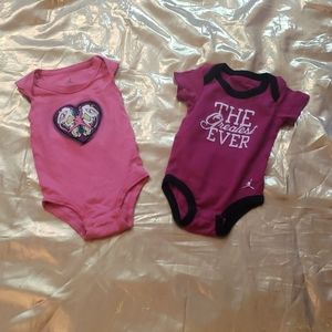 ~ Air Jordan Onesies Size 0-6 Months